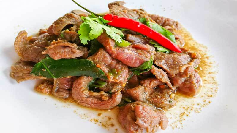 Best Thai dish Spicy Beef Salad