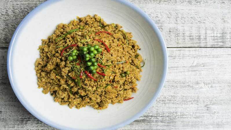 Best Thai dish thai dry meat curry