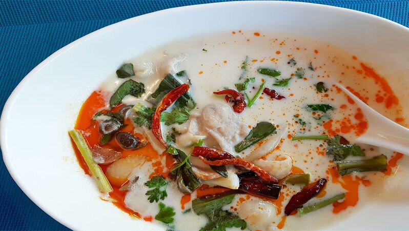 Best Thai dish Thai chicken coconut soup