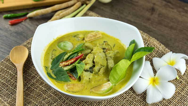 Best Thai dish:thai green curry with chicken