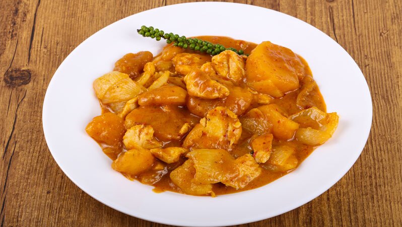 Best Thai curry dish Penang curry chicken