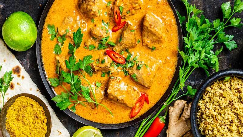Best Thai dish thai red curry chicken